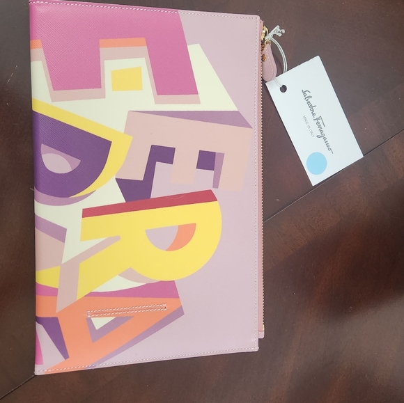 Salvatore Ferragamo colorful pouch bag - Picture 4 of 4